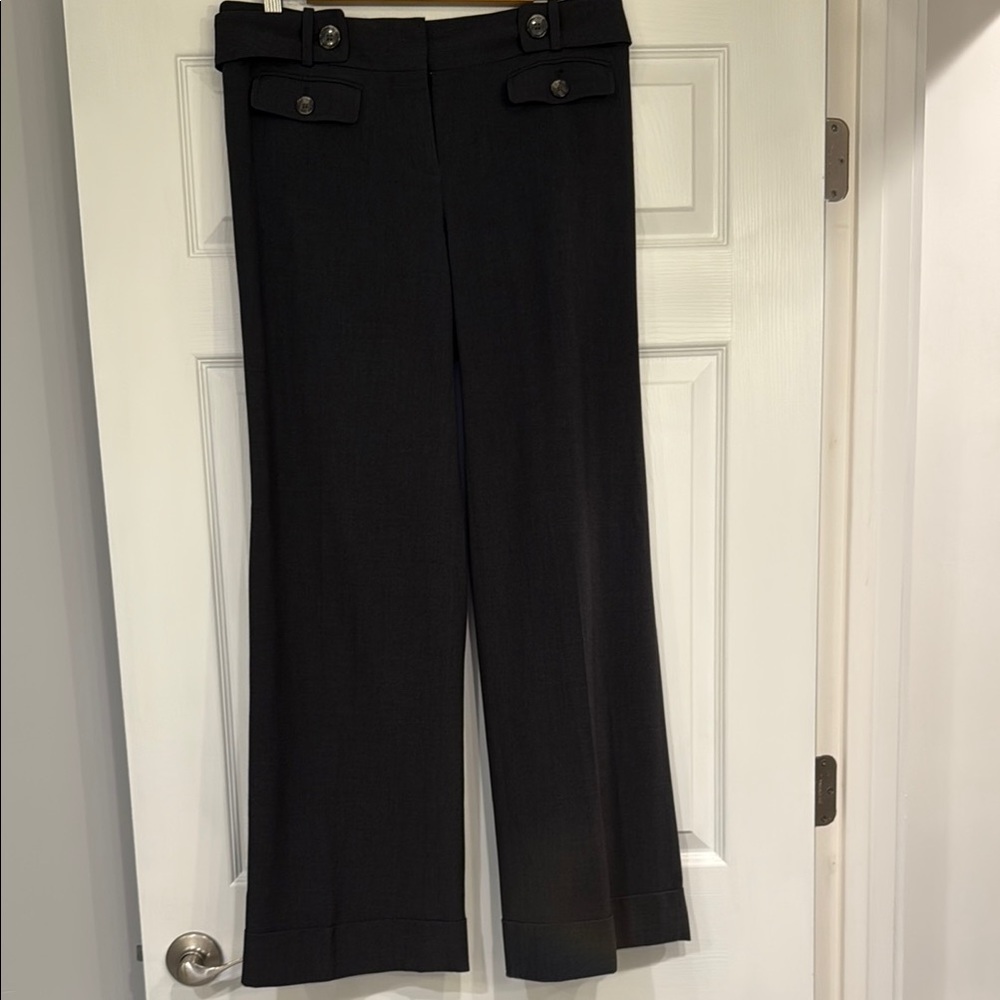 Ann Taylor Charcoal Modern Trousers